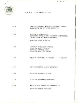 Programa Lunes 15 de Marzo de 1993.