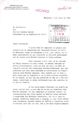 [Consul General en Marsella expone en relación a cierre de Misión]