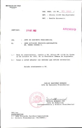 [Oficio Ord. N° 5507 de Jefe de Gabinete Presidencial, remite documento]