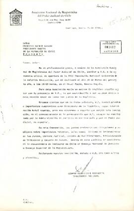 [Carta : para S.E El Presidente de la República, D. Patricio Aylwin Azócar, de Asociación Nacional de Magistrados del Poder Judicial de Chile]