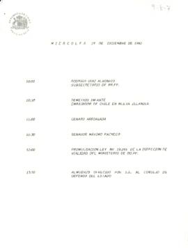 Programa Miércoles 01 de Diciembre de 1993.
