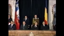 Presidente Aylwin se reúne con el Presidente de Rumanía Ion Iliescu en actividad oficial: video
