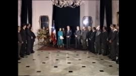 Presidente Aylwin recibe a Ministros de Agricultura de América Latina y el Caribe : video