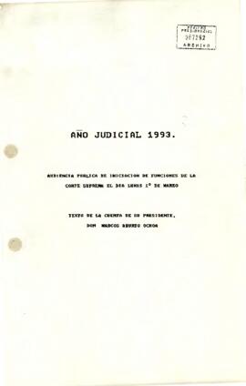 Año Judicial 1993