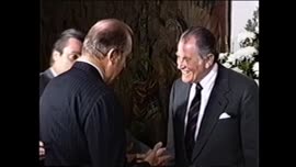 Presidente Aylwin se reúne con el Príncipe Luis Alberto de España : video