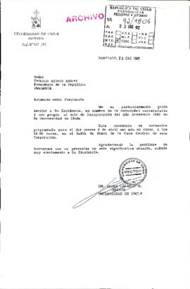 [Inauguración del Año Académico 1992 de la Universidad de Chile]