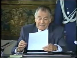 Presidente Aylwin firma de decreto que crea Comisión Nacional de Verdad y Reconciliación: video
