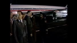 Llegada del Presidente Aylwin a México : video