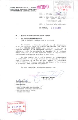 [Orden N° 1301 de la Municipalidad de La Pintana]