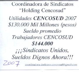 Coordinadora de Sindicatos Holding Cencosud