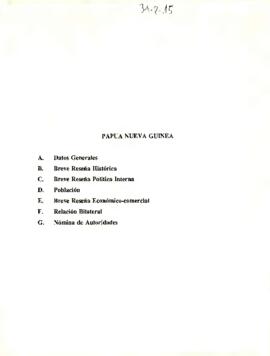 [Antecedentes de datos de Papua Nueva Guinea]