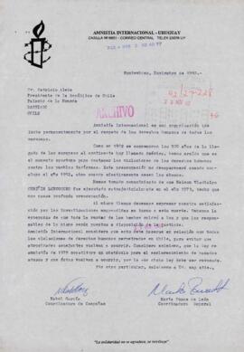[Carta de Amnistía Internacional de Uruguay por caso de Nelson Curiñir]
