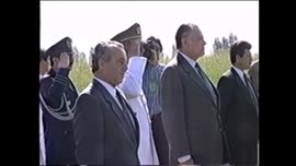 Presidente Aylwin es recibido por autoridades de la VII Región : video