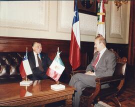 Visita de Estado del Presidente Patricio Aylwin a México: Reunión con el Presidente Carlos Salinas de Gortari