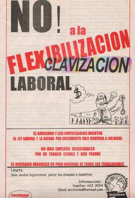 NO!  a la flex(clavización) ibilización laboral