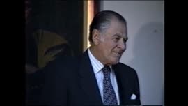 Presidente Aylwin pronuncia discurso en Encuentro Empresarial en Uruguay : video
