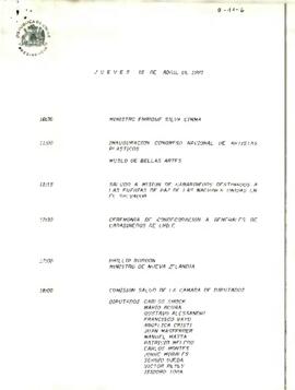 Programa Jueves 15 de Abril de 1993.