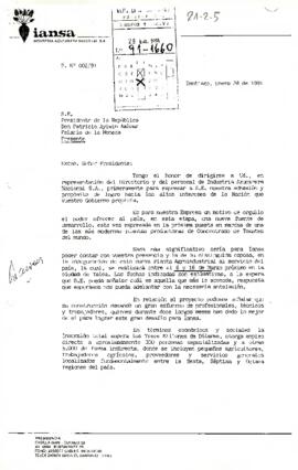 Carta de la Industria Azucarera Nacional