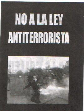 No a la Ley Antiterrorista