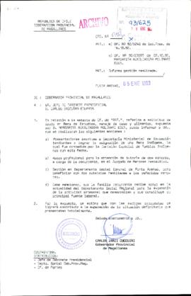 [Órden N° 010 de la Gobernación Provincial de Magallanes]