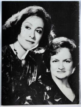 Fotografía : Patricia Vásquez (Soprano) y Elvira Savi (Pianista)