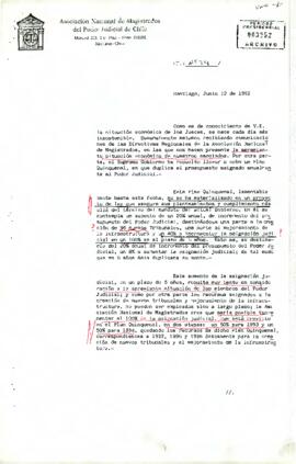 [Carta de la Asociación Nacional de Magistrados del Poder Judicial de Chile]