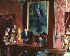 Visita de Estado del Presidente Patricio Aylwin al Ayuntamiento de Madrid: Discurso del Presidente Patricio Aylwin.