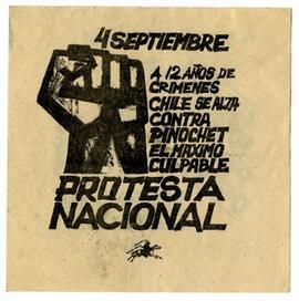 4 de Septiembre a 12 años de crímenes Chile se alza contra Pinochet el máximo culpable