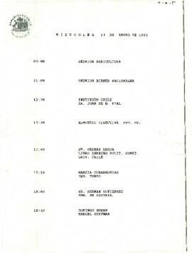 Programa Miércoles 13 de Enero de 1993.