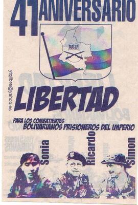 41 Aniversario: Libertad para los combatientes bolivarianos prisioneros del Imperio