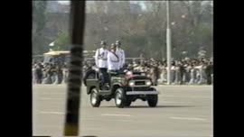 Presidente Aylwin asiste a la Parada Militar : video