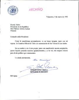 [Agradece integrar la Comitiva Oficial de Chile a la canonización de Sor Teresa de Los Andes]
