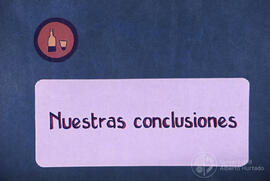 Cartel "Nuestras conclusiones"