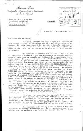 [Carta de embajador de Chile en Ginebra adjuntando copia de la revista Hoy ]