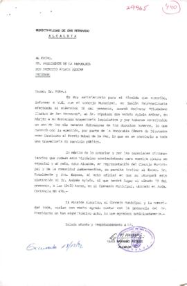 [Municipalidad de San Bernardo declara Ciudadano Ilustre de San Bernardo a Andrés Aylwin]