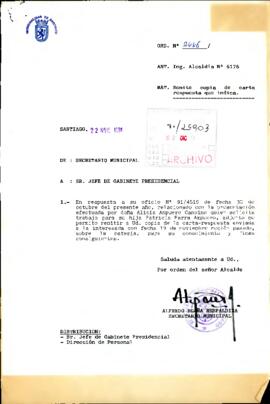 [Remite respuesta a solicitud de trabajo]