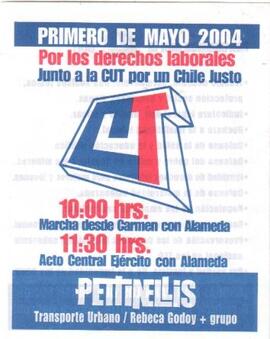 Primero de Mayo de 2004 Por los derechos laborales
