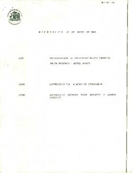 Programa Miércoles 12 de Mayo de 1993.