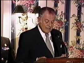 Presidente Aylwin recibe al Presidente de México Carlos Salinas de Gortari en cena de honor: video