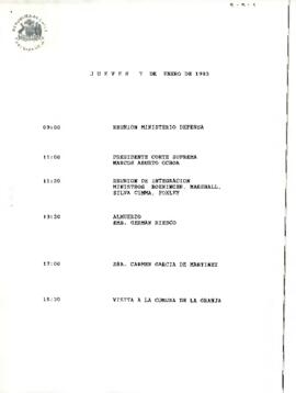 Programa Jueves 07 de Enero de 1993.