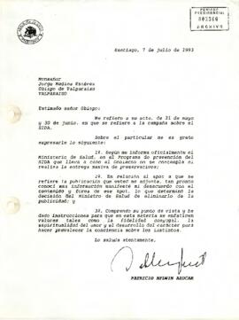 Carta al Monseñor Jorge Medina Estévez