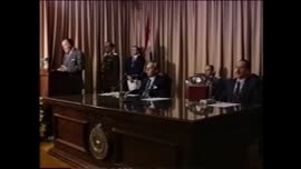 Presidente Aylwin pronuncia discurso ante el Parlamento de Paraguay : video
