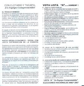 Con Clotario y Tucapel "Un equipo comprometido"  Vota Lista A