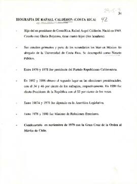 Biografía de Rafael Calderón  (Costa Rica)