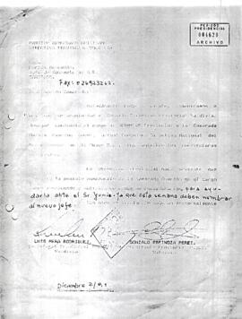 [Carta de la Directiva Provincial de Valdivia del  Partido Demócrata Cristiano a Carlos Bascuñán].