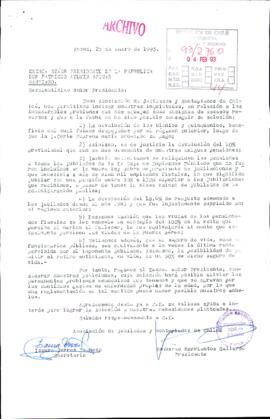 [Carta de Asociación de Jubilados y Montepiados de Chiloé]