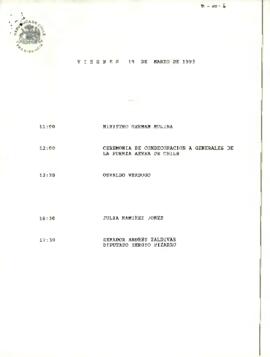 Programa Viernes 19 de Marzo de 1993.
