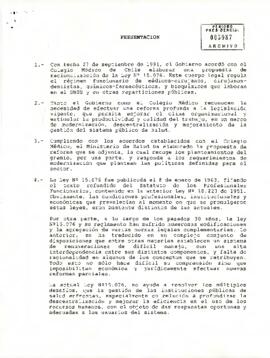 [Propuesta de reforma al Régimen Funcionario del Personal Afecto a la Ley 15.076].