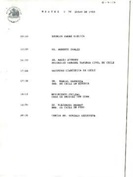 Programa Martes 05 de Enero de 1993.