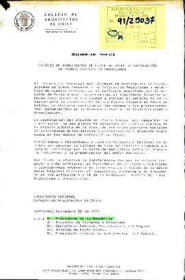 Declaración pública Colegio de Arquitectos de Chile se opone a instalación de Planta Chipera en Magallanes